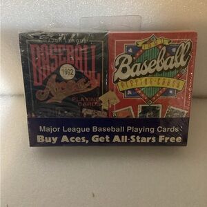 Major League Baseball Playing Cards - Red and Black